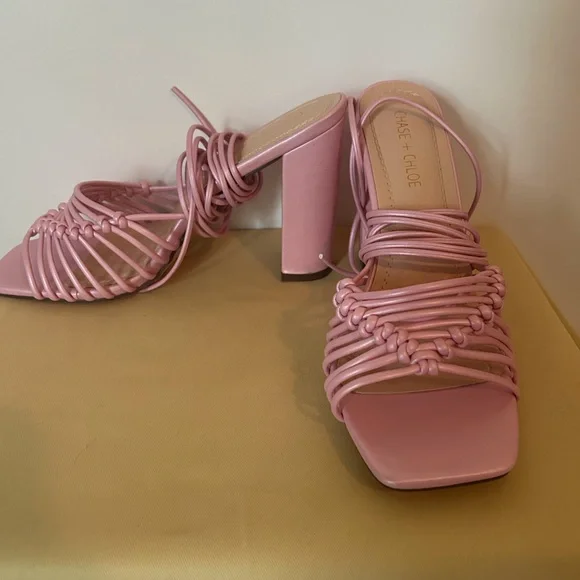 Lavender Strappy Heels and Handbag Set size 10 nwt - Picture 15 of 16